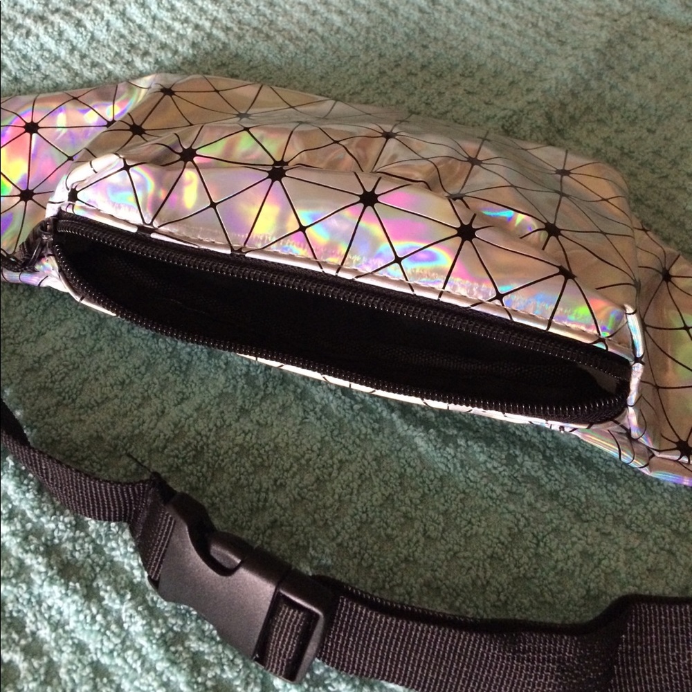 Iridescent prism ✨festival Fanny pack! NEW - Picture 4 of 5